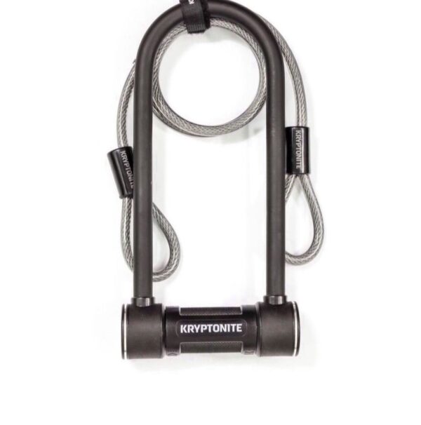 Kryptonite Level 5 14 mm U-Lock Bicycle Lock with Looped Bike Security Cable - Image 3