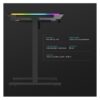 GTRACING Electric Adjustable Height Standing Gaming Desk with RGB Light and Mouse Pad, Black - Image 11