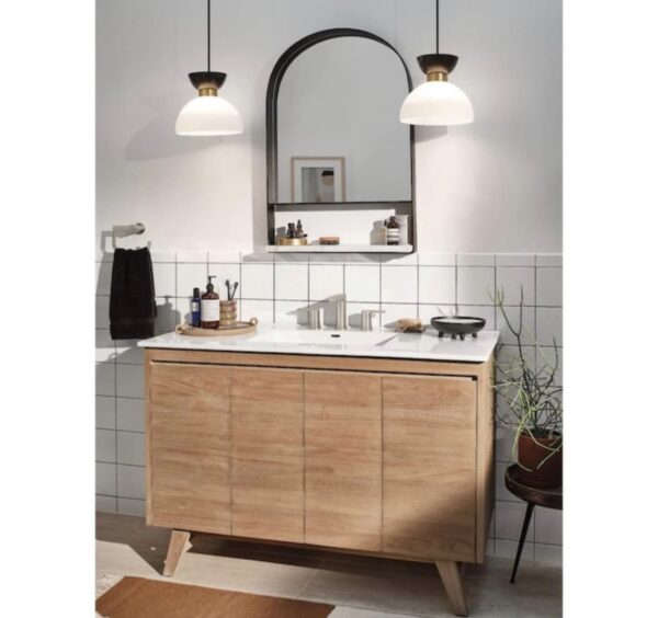 Moen Rinza Spot Resist Brushed Nickel 2-handle Widespread WaterSense High-arc Bathroom Sink Faucet - Image 3