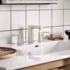 Moen Rinza Spot Resist Brushed Nickel 2-handle Widespread WaterSense High-arc Bathroom Sink Faucet - Image 4
