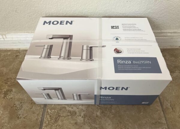 Moen Rinza Spot Resist Brushed Nickel 2-handle Widespread WaterSense High-arc Bathroom Sink Faucet - Image 7