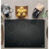 GE 30-in 4 Elements Smooth Surface (Radiant) Black Electric Cooktop - Image 7