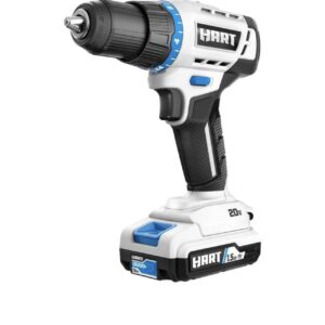 HART 20-Volt Cordless 1/2-inch Drill/Driver Kit, (1) 1.5Ah Lithium-Ion Battery, Gen 2