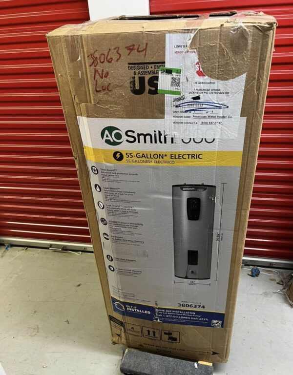 A.O. Smith Signature 300 55-Gallon Tall 5500-Watt Double Element Smart Electric water heater - Image 9