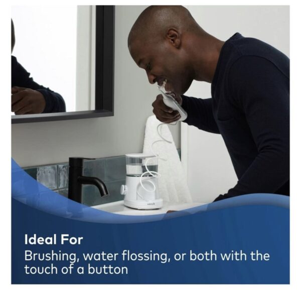Waterpik Sonic-Fusion 2.0 Flossing Toothbrush, Electric Toothbrush & Water Flosser Combo, White - Image 3