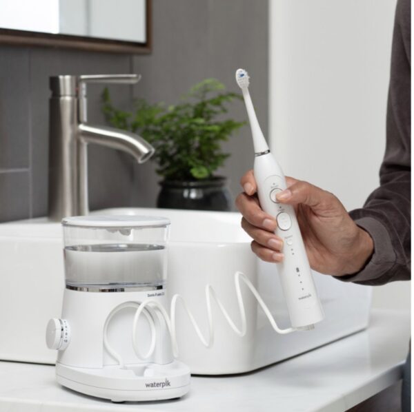 Waterpik Sonic-Fusion 2.0 Flossing Toothbrush, Electric Toothbrush & Water Flosser Combo, White - Image 9