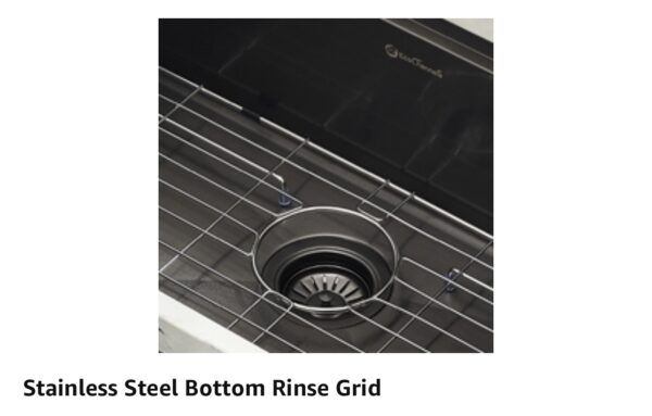 EcoChannels Undermount Kitchen Sink, 30 x 19 x 10 Inch Sink Kitchen 16 Gauge Stainless Steel Kitchen - Image 9