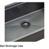 EcoChannels Undermount Kitchen Sink, 30 x 19 x 10 Inch Sink Kitchen 16 Gauge Stainless Steel Kitchen - Image 10
