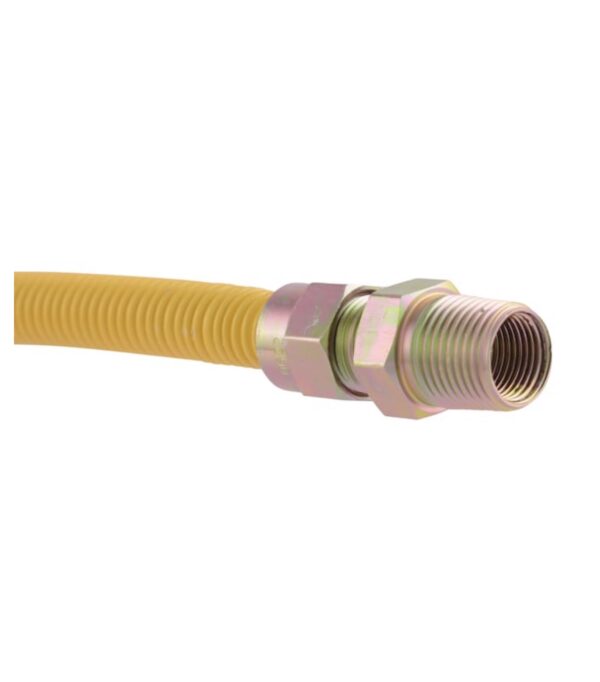 EASTMAN 60-in 1/2-in Mip Inlet x 1/2-in Mip Outlet Stainless Steel Gas Connector - Image 2