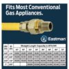 EASTMAN 60-in 1/2-in Mip Inlet x 1/2-in Mip Outlet Stainless Steel Gas Connector - Image 11