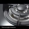 HBHOB HBG4601 24 Inches Gas Stove 4 Burners Glass Surface - Image 4