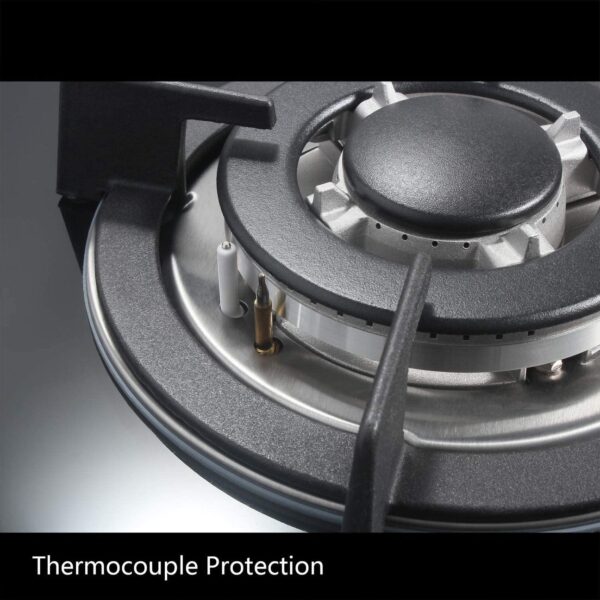 HBHOB HBG4601 24 Inches Gas Stove 4 Burners Glass Surface - Image 4