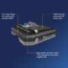 Project Source 4.1-Amp 4.5-in-Blade Corded Tabletop Tile Saw - Image 11