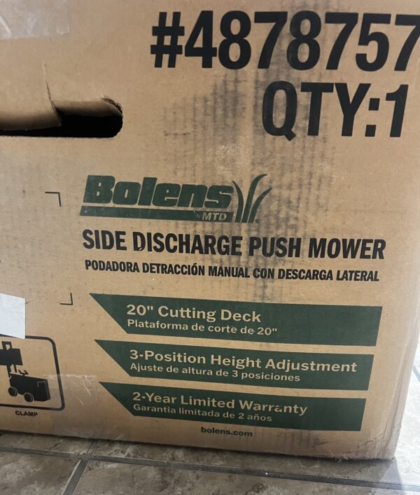 Bolens 125-cc 20-in Gas Push Lawn Mower with Briggs and Stratton Engine - Image 9