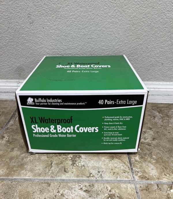 Buffalo Industries 40-Pack Polypropylene Shoe Covers Size: X-large - Image 5