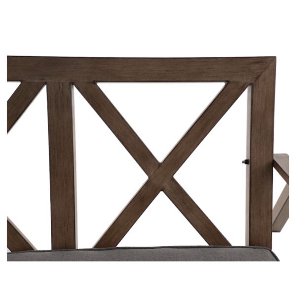 Style Selections 3-person Brown Steel Outdoor Swing - Image 7