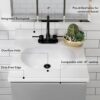 Design House 19-in Solid White Cultured Marble Integral Single Sink Bathroom Vanity Top - Image 3