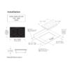 Empava IDC12B2 Horizontal Electric Stove Induction Cooktop with 2 Burners in Black Vitro Ceramic - Image 3