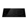 Empava IDC12B2 Horizontal Electric Stove Induction Cooktop with 2 Burners in Black Vitro Ceramic - Image 4