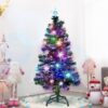 Juegoal 4 ft Pre-Lit Artificial Christmas Tree, Lighted Optical Fiber Xmas Trees with RGB Color - Image 9