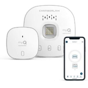 CHAMBERLAIN Smart Garage Control - Wireless Garage Hub and Sensor with Wifi & Bluetooth - Smartphone