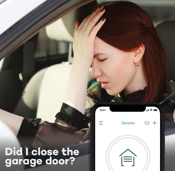 CHAMBERLAIN Smart Garage Control - Wireless Garage Hub and Sensor with Wifi & Bluetooth - Smartphone - Image 2