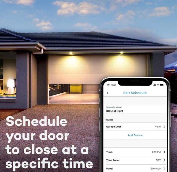 CHAMBERLAIN Smart Garage Control - Wireless Garage Hub and Sensor with Wifi & Bluetooth - Smartphone - Image 5