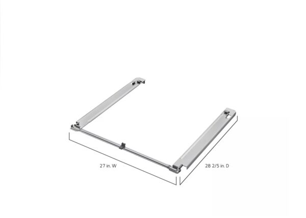 LG Electronics 27-in LG Washer and Dryer Stacking Kit Metal Construction,Compatible with Most Models - Image 2