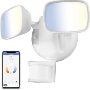 Feit Electric Dual Adjust Security Smart Tune Motion LED Flood Light 2K Lumen 120° Degree beam angle