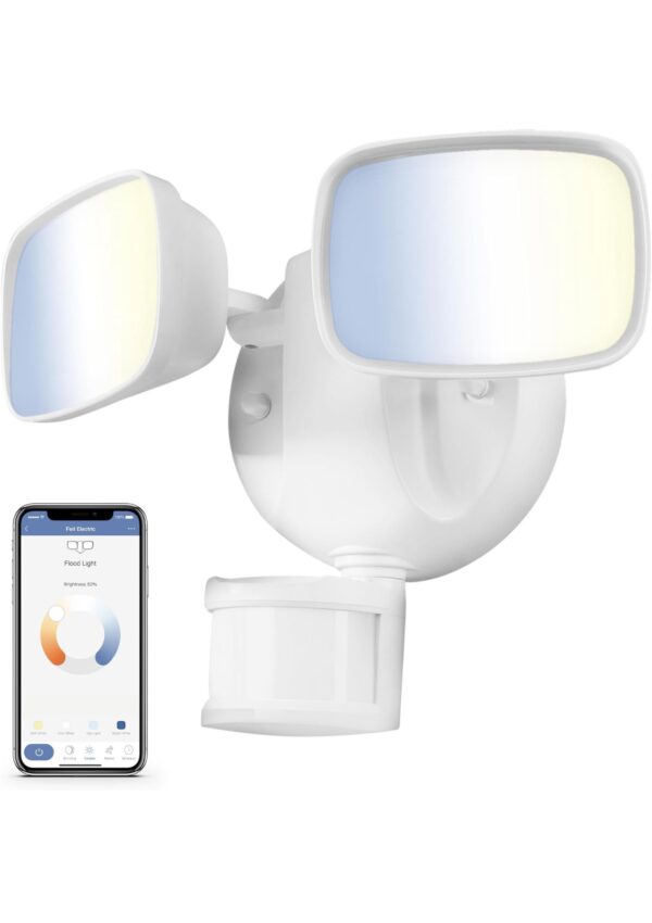 Feit Electric Dual Adjust Security Smart Tune Motion LED Flood Light 2K Lumen 120° Degree beam angle
