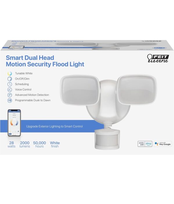 Feit Electric Dual Adjust Security Smart Tune Motion LED Flood Light 2K Lumen 120° Degree beam angle - Image 7