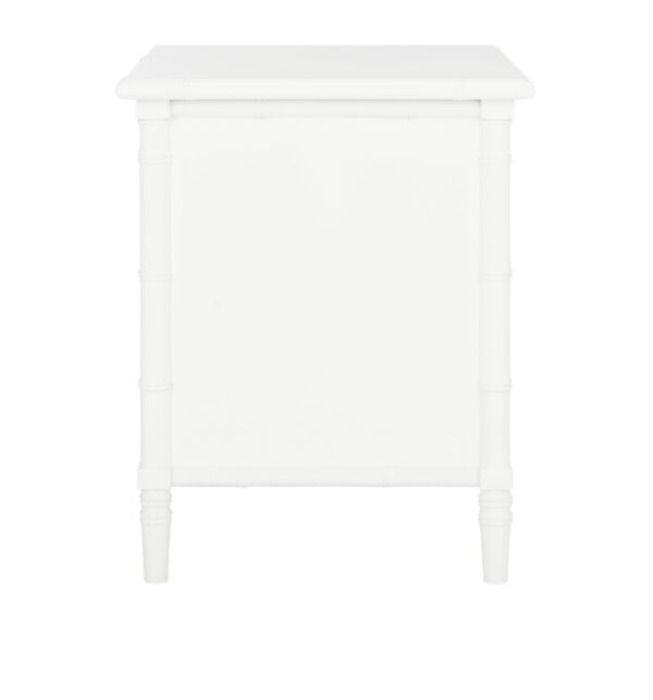 Safavieh Mina 25 in. 3 - Drawer Modern Coastal Bamboo Nightstand - Image 5