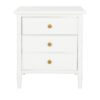 Safavieh Mina 25 in. 3 - Drawer Modern Coastal Bamboo Nightstand - Image 2