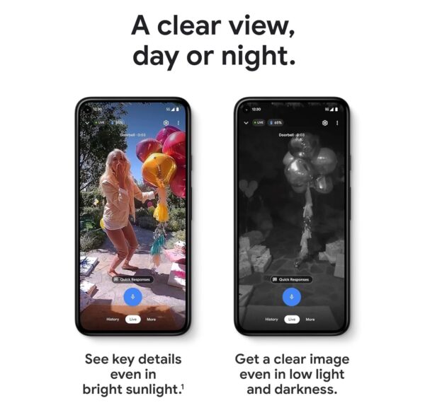 Google Nest Doorbell (Battery) - Wireless Doorbell Camera - Video Doorbell - Snow - Image 9
