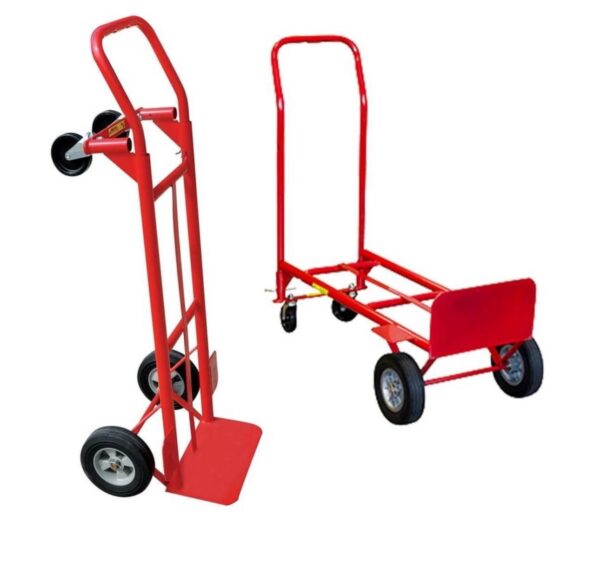 Milwaukee 800 lb. Capacity 2-in-1 Convertible Hand Truck - Red