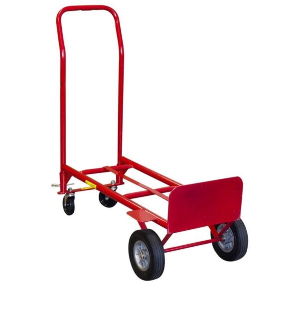 Milwaukee 800 lb. Capacity 2-in-1 Convertible Hand Truck - Red - Image 3