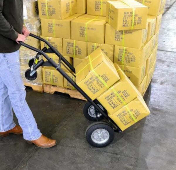 Milwaukee 800 lb. Capacity 2-in-1 Convertible Hand Truck - Red - Image 10