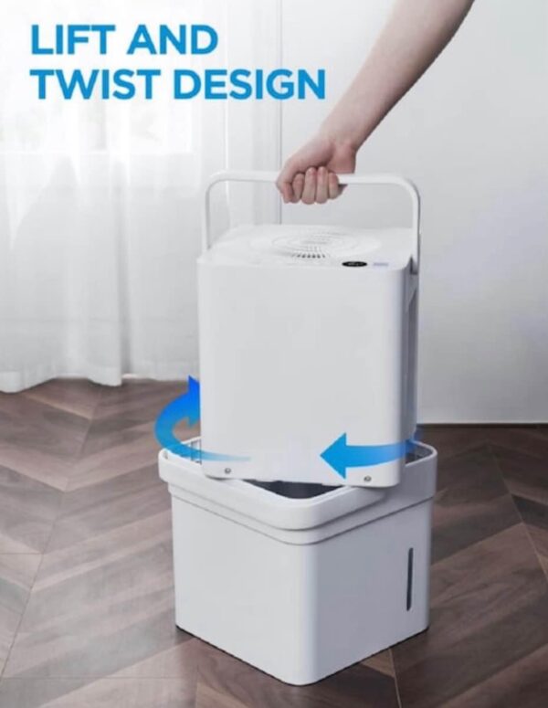 Midea Cube 20-Pint Smart Wifi Dehumidifier, Coverage up to 2,000 sq. ft., MAD20S1QWT - Image 2