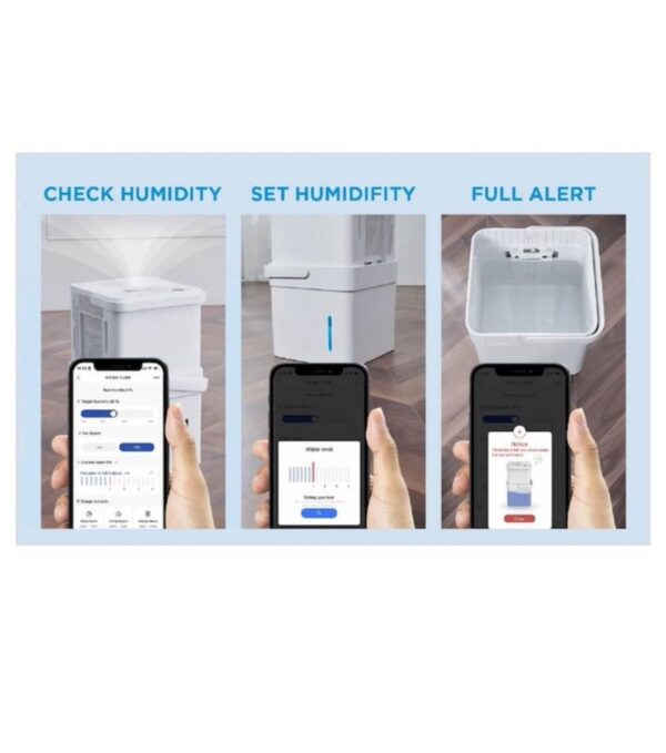 Midea Cube 20-Pint Smart Wifi Dehumidifier, Coverage up to 2,000 sq. ft., MAD20S1QWT - Image 7