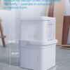 Midea Cube 20-Pint Smart Wifi Dehumidifier, Coverage up to 2,000 sq. ft., MAD20S1QWT - Image 9