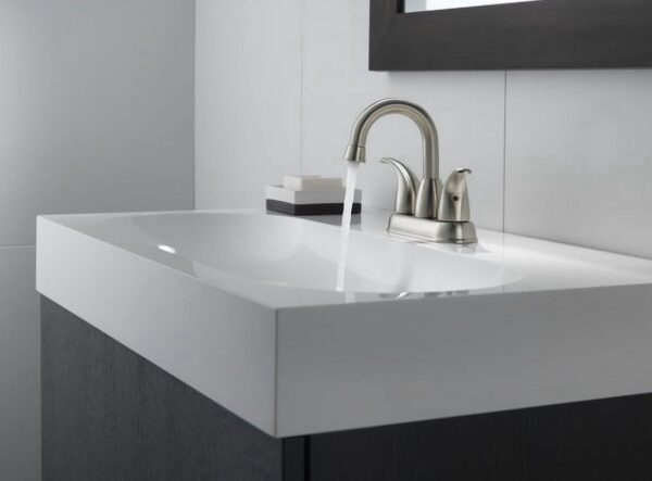 Peerless Two Handle Centerset Bathroom Sink Faucet in Brushed Nickel, P99694LF-BN-ECO - Image 5