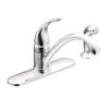 Moen Torrance Chrome Single Handle Low-arc Kitchen Faucet with Sprayer included