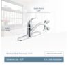 Moen Torrance Chrome Single Handle Low-arc Kitchen Faucet with Sprayer included - Image 3