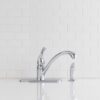 Moen Torrance Chrome Single Handle Low-arc Kitchen Faucet with Sprayer included - Image 6