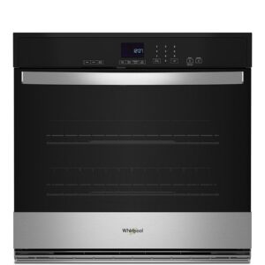 Whirlpool 30-in Single Electric Wall Oven Self-cleaning (Stainless Steel)