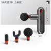 Sharper Image® Powerboost Move® Deep Tissue Portable Full Body Percussion Massage Gun, Gray - Image 9