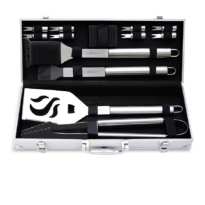 Cuisinart 14 Piece Deluxe Grilling Tool Set with Aluminum Case