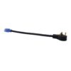 Auto Drive 14/3 STW 30 to 15-Amp Universal RV Adapter Extension Cord with Lighted End, 1.5ft, Black - Image 4