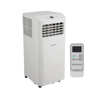 Hisense 6000-BTU DOE (115-Volt) White Vented Portable Air Conditioner Cools 250-sq ft