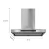 KitchenAid 30-in 600-CFM Convertible Stainless Steel Wall-Mounted Range Hood with Charcoal Filter - Image 6